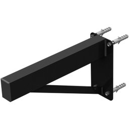 2 Suportes Pia Parafusar Bancada Aparador 30 Cm Preto - 2