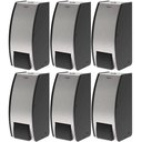 Ver imagem 1 de Kit 6 Porta para Sabonete Espuma de Parede Brinox Inox 800ml Acabamento Escovado