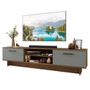 Ver imagem 2 de Rack para Tv até 80 Polegadas 218 Cm 2 Portas Rustic/cinza Agata Madesa