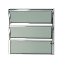 Ver imagem 1 de Janela Basculante de Alumínio 60x60cm com Vidro Boreal Anodizado Master Brimak