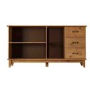 Ver imagem 3 de Balcão Buffet Linha Bella 1560 Carvalho Mpo Móveis