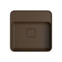 Ver imagem 2 de Cuba de Apoio Deca 40x40 L.11040.m.22 Quadrada com Mesa Marrom Fosco