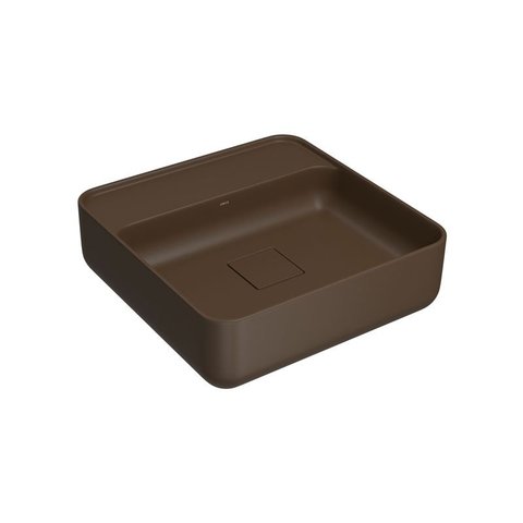 Cuba de Apoio Deca 40x40 L.11040.m.22 Quadrada com Mesa Marrom Fosco