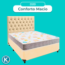 Ver imagem 4 de Kit Cabeceira + Cama Box + Colchão Casal D20 D20 Inducol