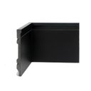 Ver imagem 1 de Rodapé de Poliestireno 15cm x 15mm Metro Linear Barra 240cm Preto Graddus