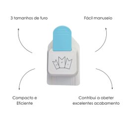 Furador de Bandeirinha 3 Tamanhos Corte 38 51 e 63mm Rig Fundidos - 2