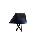 Ver imagem 5 de Conjunto de Mesa Bar 120x70 com 6 Cadeiras Dobrável Estofado Laranja