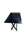 Ver imagem 5 de Conjunto de Mesa Bar 120x70 com 6 Cadeiras Dobrável Estofado Laranja