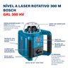 Nível a Laser Rotativo Grl 300hv com Receptor e Suporte Bosch - 11