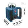 Nível a Laser Rotativo Grl 300hv com Receptor e Suporte Bosch - 7