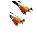 Ver imagem 1 de Cabo 3 Rca + 3 Rca Gold C/ Coaxial 10m