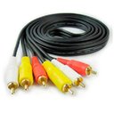 Ver imagem 2 de Cabo 3 Rca + 3 Rca Gold C/ Coaxial 10m