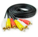Ver imagem 2 de Cabo 3 Rca + 3 Rca Gold C/ Coaxial 10m