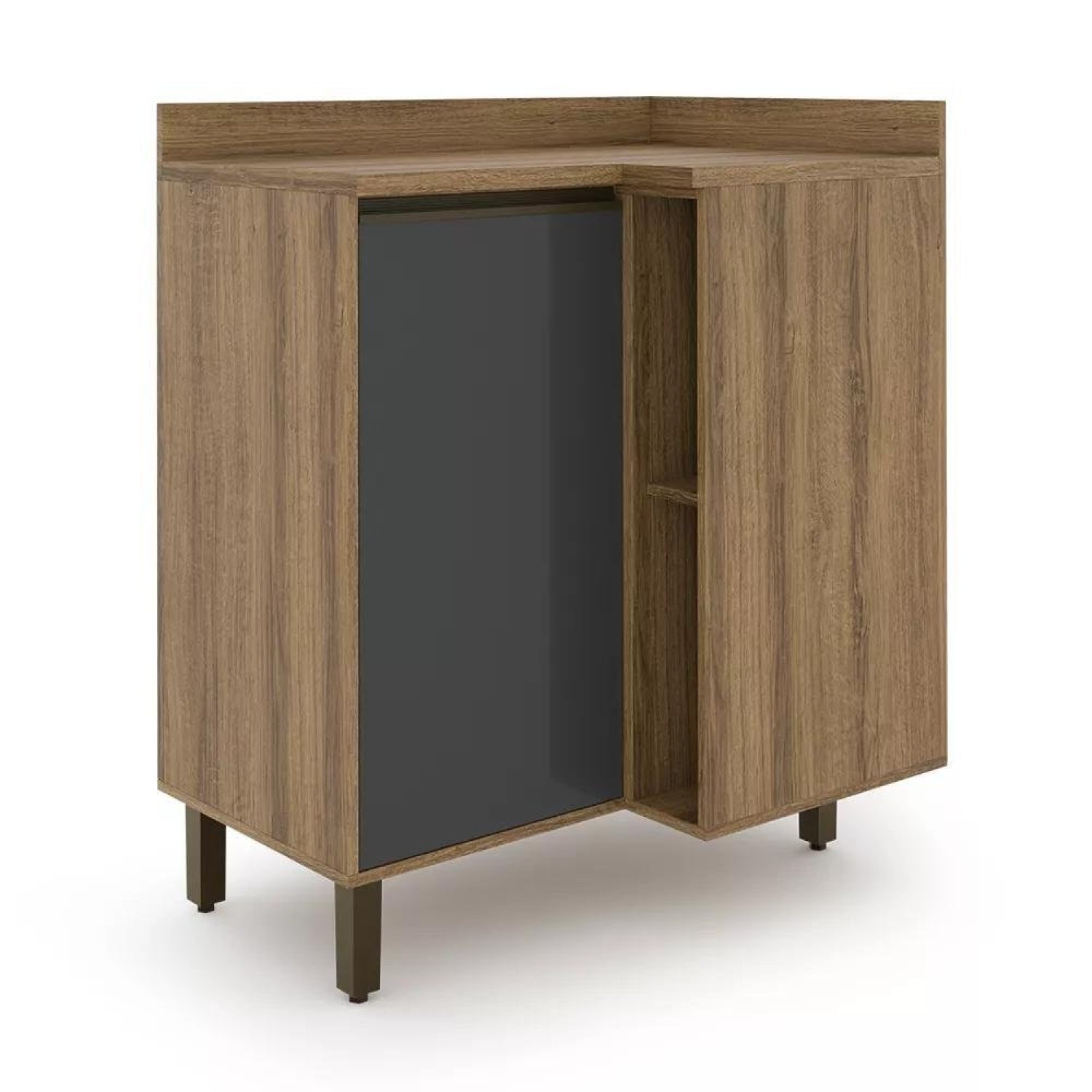 Armário para Cozinha 1 Porta Confort Batrol Móveis - 1