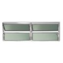 Ver imagem 1 de Janela Basculante de Alumínio 40x120cm 2 Seções com Vidro Boreal Plus Brimak