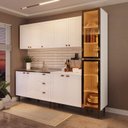 Ver imagem 1 de Cozinha Pérola 5 Peças com Cristaleira Yescasa Branco