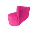 Ver imagem 6 de Namoradeira Sofá 2 Lugares Yara Orgânica Veludo Rosa Pink