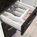 Ver imagem 6 de Balcão de Cozinha em Aço 3 Portas 2 Gavetas 120cm sem Tampo New Premium Itatiaia Cinza Grafite/Branco