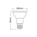 Ver imagem 3 de 10 Lâmpadas Led Astraled Par 20 38° 7w E27 Bivolt 2700k Luz Amarela