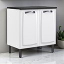 Ver imagem 2 de Balcão Cozinha em Aço 2 Portas 80cm com Tampo New Premium Itatiaia 