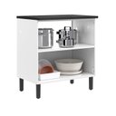 Ver imagem 5 de Balcão Cozinha em Aço 2 Portas 80cm com Tampo New Premium Itatiaia Cinza/Grafite/Branco