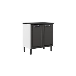 Balcão em Aço 80cm 2 Portas com Tampo New Premium Itatiaia - 6