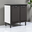 Ver imagem 2 de Balcão Cozinha em Aço 2 Portas 80cm com Tampo New Premium Itatiaia 