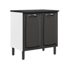 Ver imagem 3 de Balcão Cozinha em Aço 2 Portas 80cm com Tampo New Premium Itatiaia 