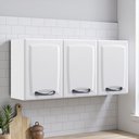 Ver imagem 1 de Armário de Cozinha em Aço 3 Portas 120cm New Premium Itatiaia Branco