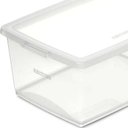 Ver imagem 3 de 12 Caixas Organizadoras com Tampa 15l Plástica Retangular My Closet Ordene Multiuso