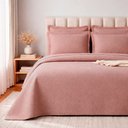 Ver imagem 1 de Kit Cobre Leito Colcha Liso Colore Sb Casa