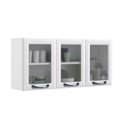 Ver imagem 3 de Armário de Cozinha em Aço 3 Portas 120cm com Vidro New Premium Itatiaia Branco