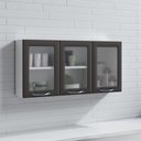 Ver imagem 2 de Armário de Cozinha em Aço 3 Portas 120cm com Vidro New Premium Itatiaia 