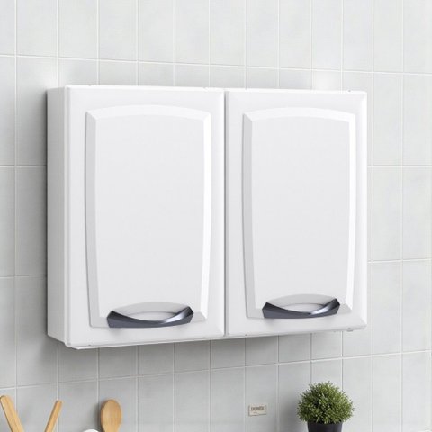 Armário de Cozinha em Aço 2 Portas 80cm New Premium Itatiaia 