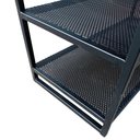 Ver imagem 6 de Estante Industrial com 2 Prateleiras de Chapa de Ferro e 3 Prateleiras de Madeira