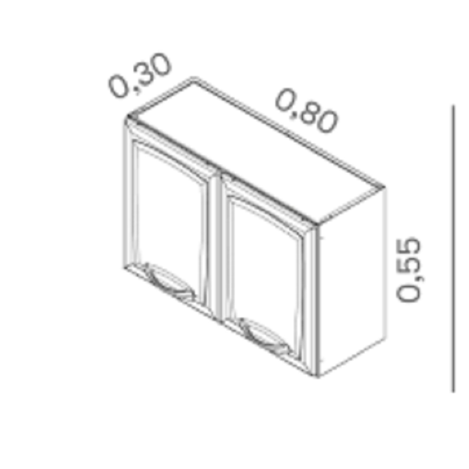 Armário em Aço 80cm 2 Portas New Premium  - 5