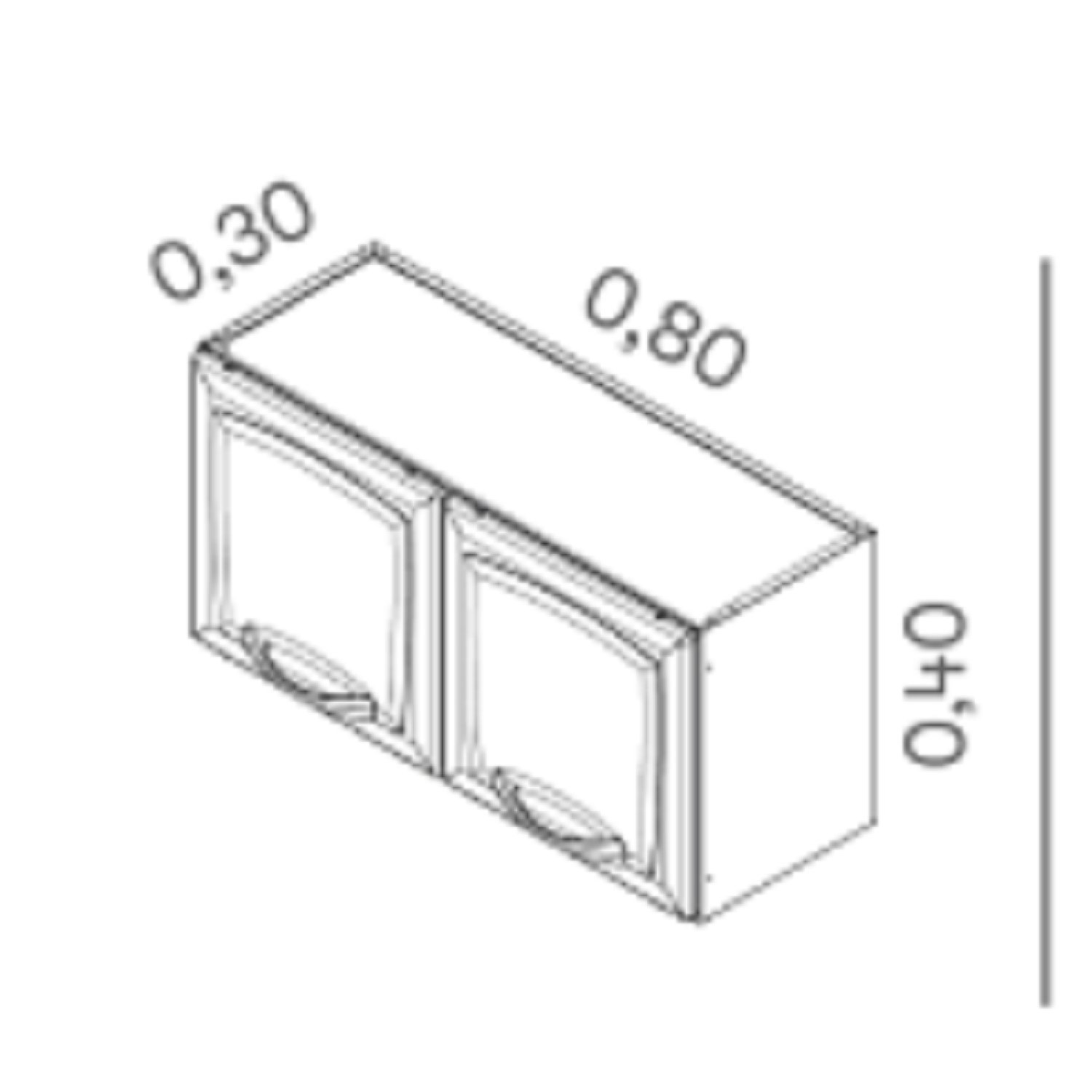 Armário em Aço 80cm 2 Portas New Premium  - 5