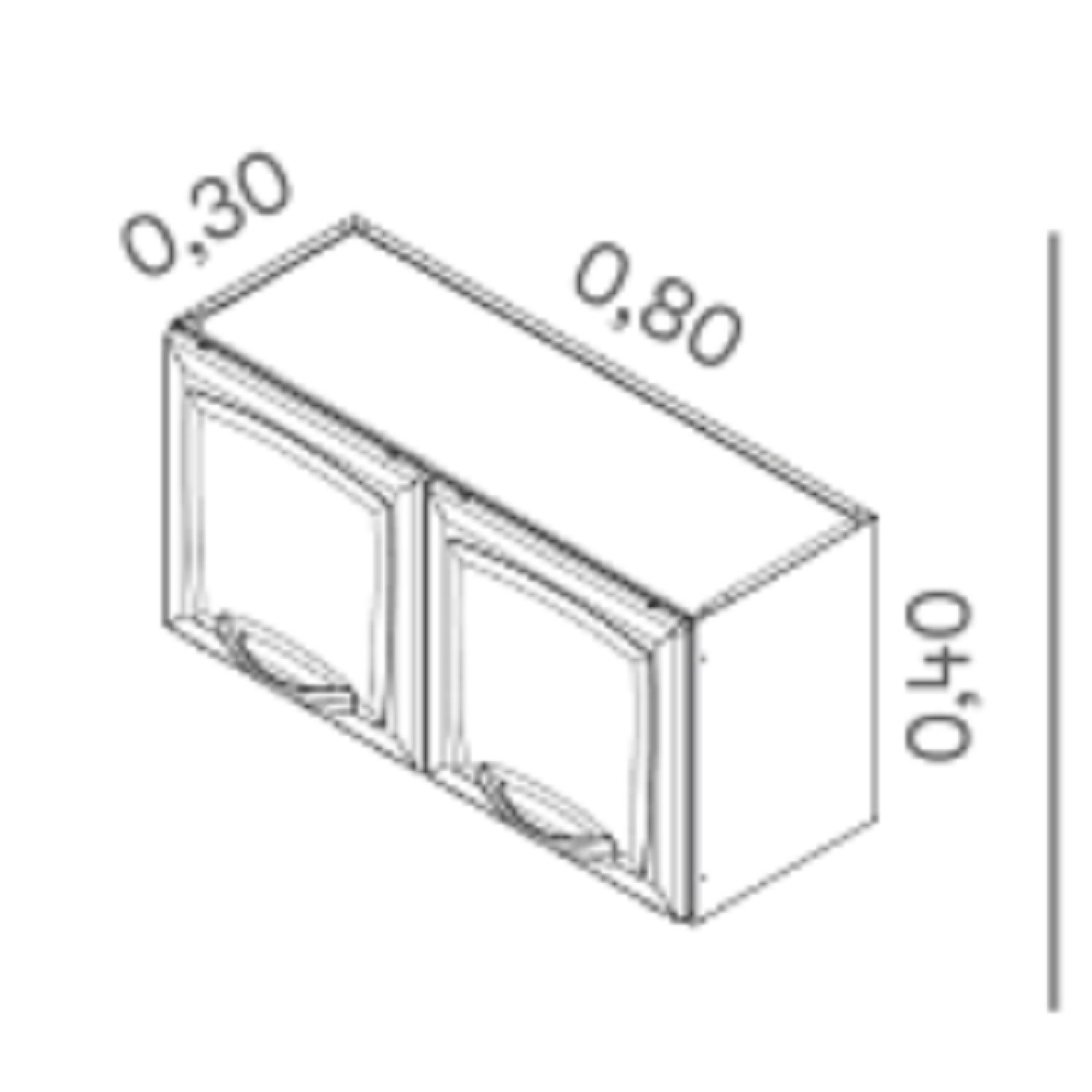 Armário em Aço 80cm 2 Portas New Premium  - 5