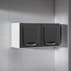 Armário de Cozinha em Aço 2 Portas para Geladeira 80cm New Premium Itatiaia 