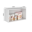 Ver imagem 4 de Armário de Cozinha em Aço 2 Portas para Geladeira 80cm New Premium Itatiaia