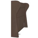 Ver imagem 4 de Cabeceira Cama Box Queen 160 Cm P05 Madrid Veludo Marrom - Lyam Decor