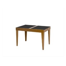Mesa de Jantar Extensível Tampo de Vidro 120x80cm Paris  - 1