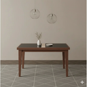 Ver imagem 1 de Mesa de Jantar Extensível Tampo de Vidro 120x80cm Paris