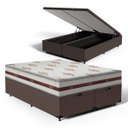 Ver imagem 1 de Cama Box Baú com Colchão de Molas Ensacadas Anjos Classic Queen 158cm