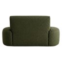 Ver imagem 6 de Sofá 2 Lugares Orgânico Curvo Sala de Estar Living 153 x 80 Pequeno com 3 Almofadas Casa Lar Cor: