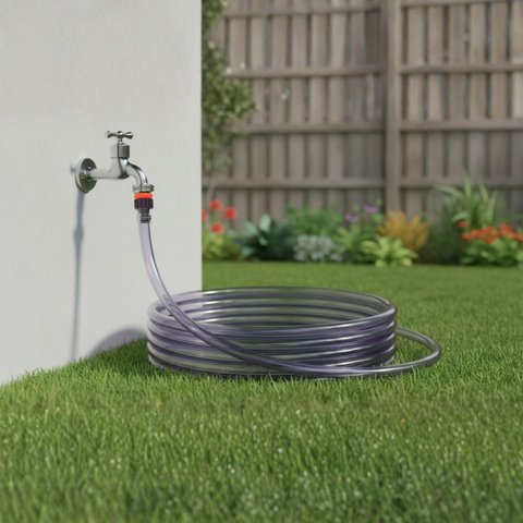 Mangueira Cristal Flexível em Pvc Transparente 3/4" X 1,5mm Uso em Indústria Agricultura Doméstico o