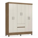 Ver imagem 2 de Guarda Roupa Casal Flash Ii 6 Portas + 2 Gavetas - Demóbile:amendola Touch/off-white