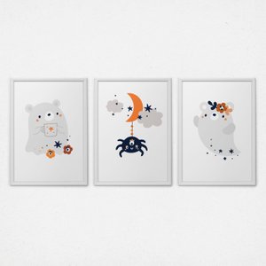 Trio Quadros para Quarto Infantil