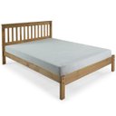 Ver imagem 4 de Cama de Casal de Madeira Maciça Marrom Antique