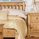 Ver imagem 6 de Cama de Casal de Madeira Maciça Marrom Antique